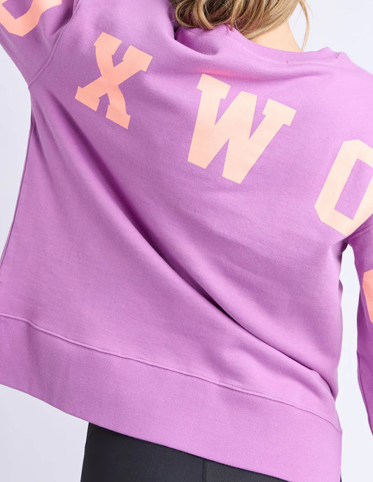Foxwood Interval Crew - Purple with Orange