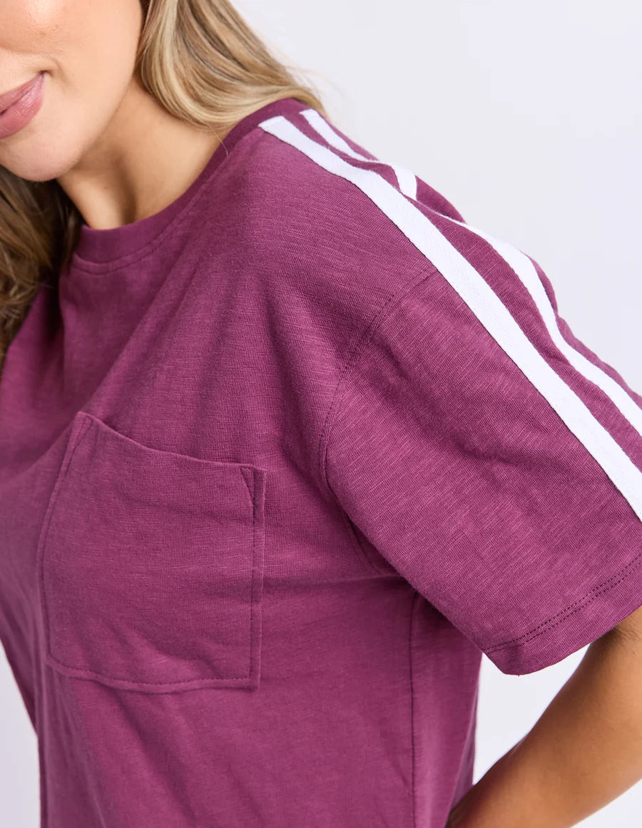 Foxwood Power Tee - Plum