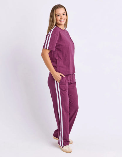 Foxwood Power Tee - Plum