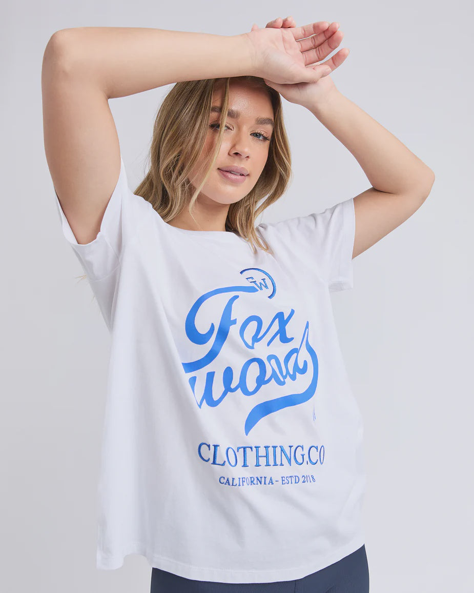 Foxwood California Tee - White
