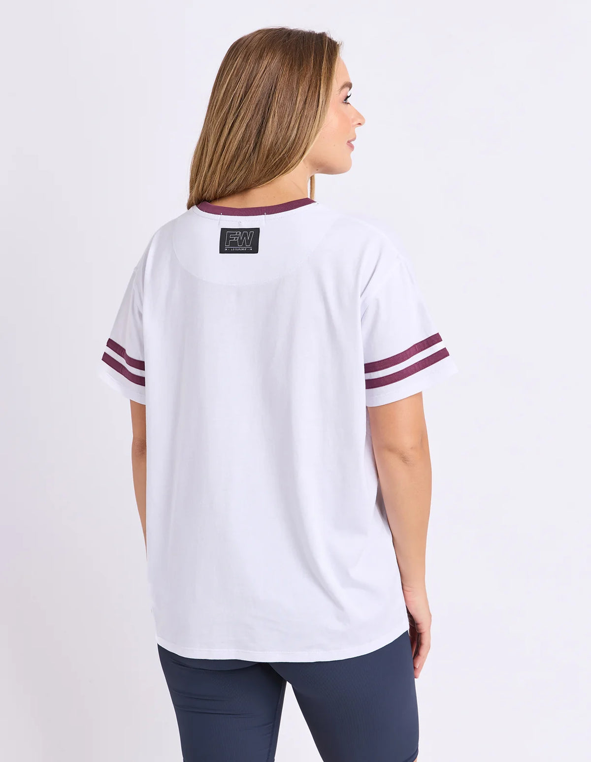 Foxwood Baseline Tee - White