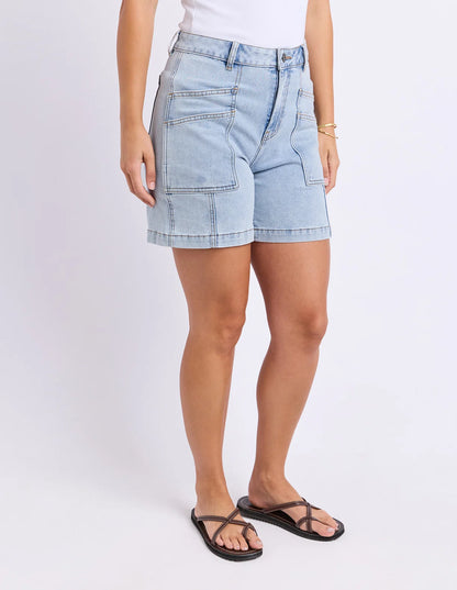 Foxwood Balmy Short - Pale Blue Wash