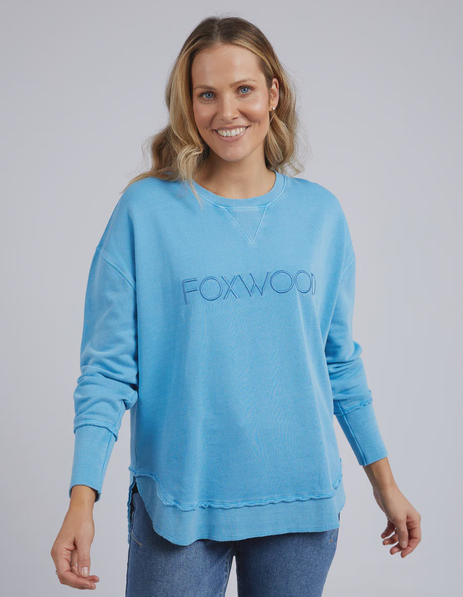 Foxwood Simplified Crew - Bright Blue