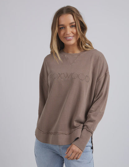 Foxwood Simplified Crew  - Chocolate Brown