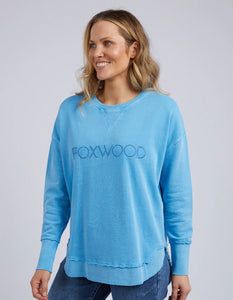 Foxwood Simplified Crew - Bright Blue