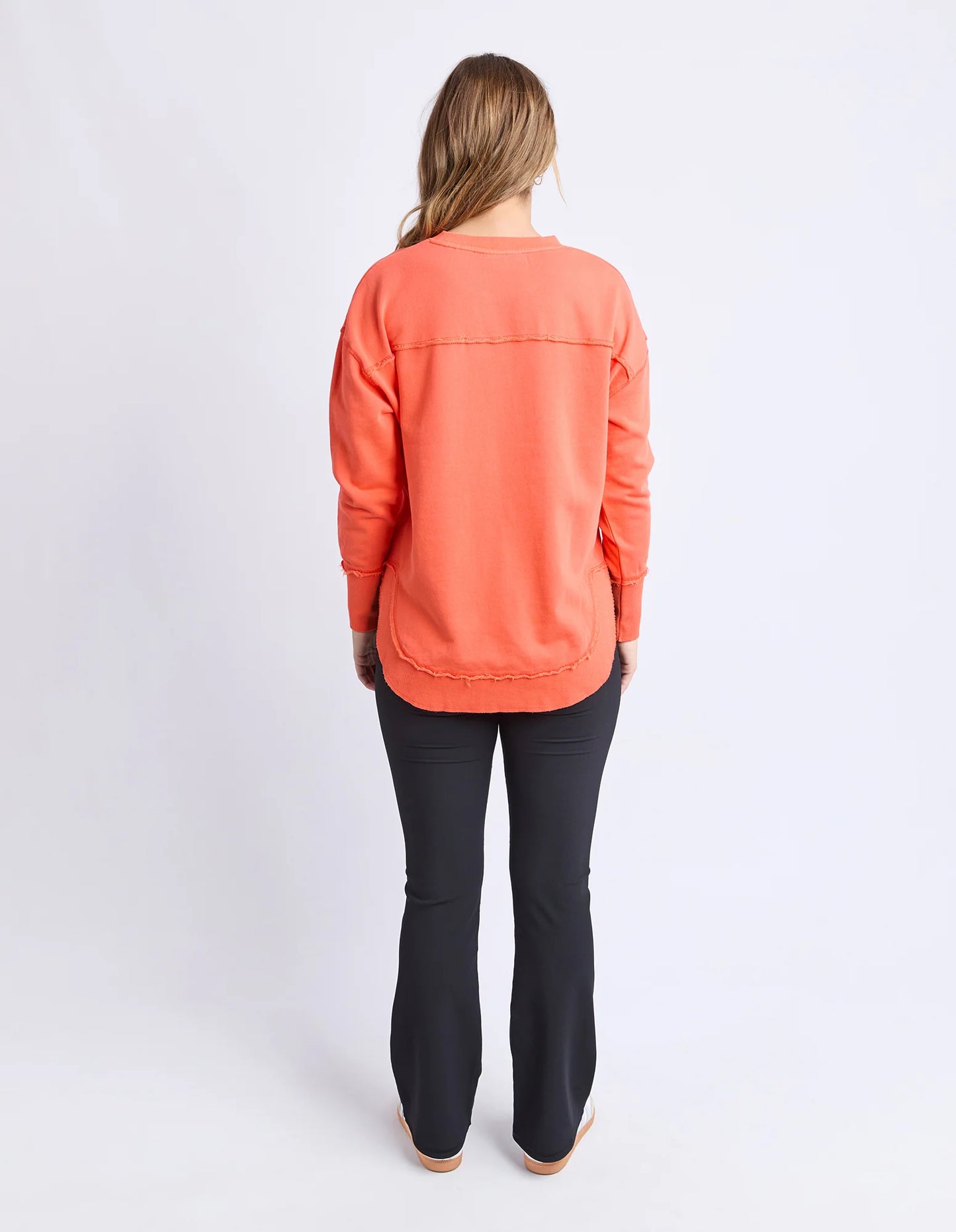 Foxwood Simplified Crew - Orange Red