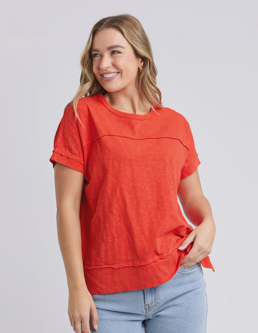 Foxwood Allison Tee - Tangelo