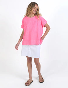 Foxwood Allison Tee - Neon Rose