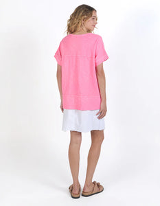 Foxwood Allison Tee - Neon Rose