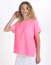 Load image into Gallery viewer, Foxwood Allison Tee - Neon Rose
