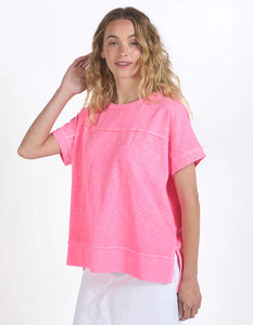 Foxwood Allison Tee - Neon Rose