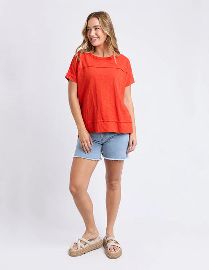 Foxwood Allison Tee - Tangelo