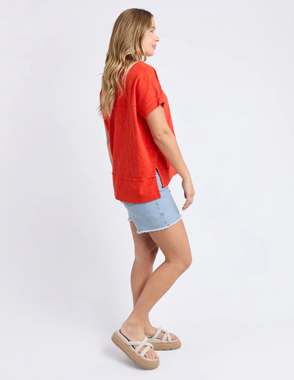 Foxwood Allison Tee - Tangelo