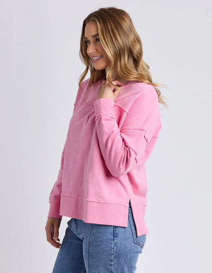 Foxwood Jayne Throw On Fleece - Sea Pink