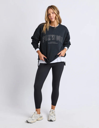 Foxwood Interval Crew - Black with Silver