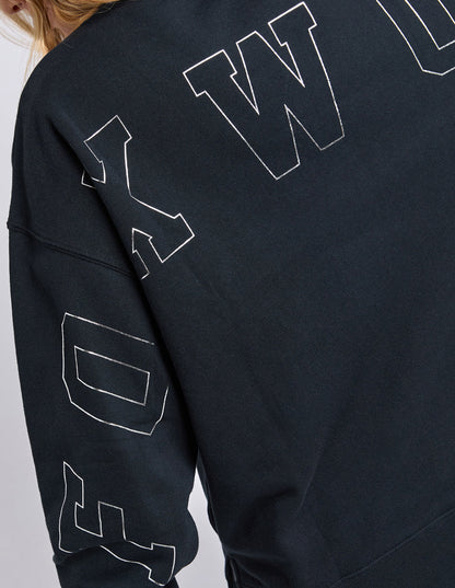 Foxwood Interval Crew - Black with Silver