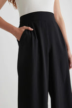 Load image into Gallery viewer, Among the Brave Instinctive Recycled Stretch Wide Leg Pant Black
