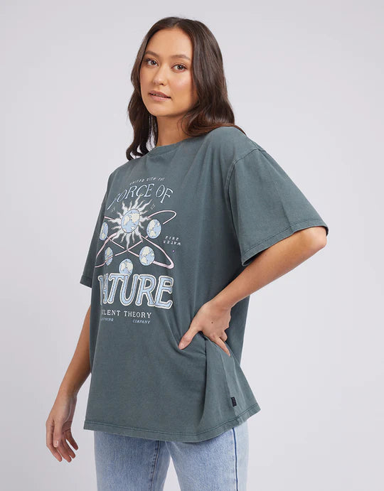 Silent Theory Nurture Tee Green