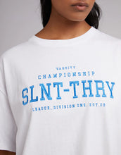 Load image into Gallery viewer, Silent Theory Varsity Tee Light Blue/White
