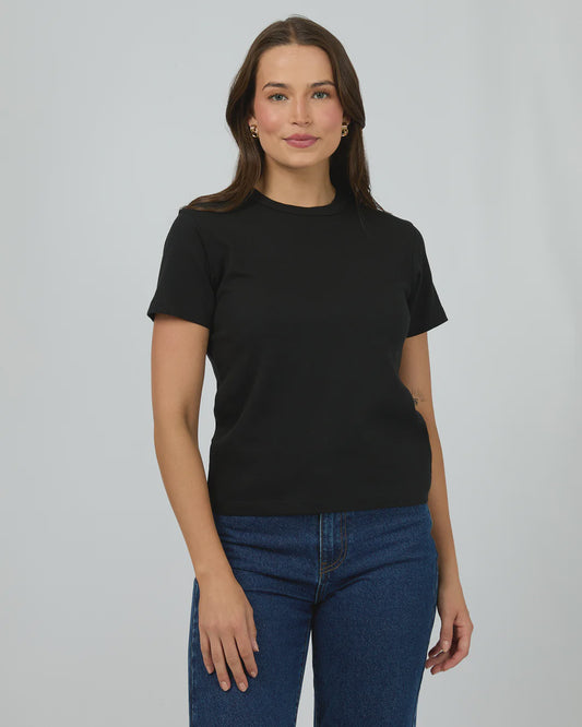 Silent Theory Regular Tee - Black