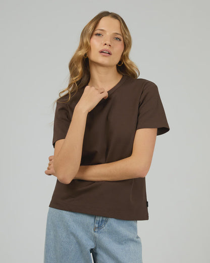 Silent Theory Regular Tee - Chocolate