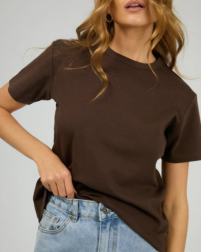Silent Theory Regular Tee - Chocolate