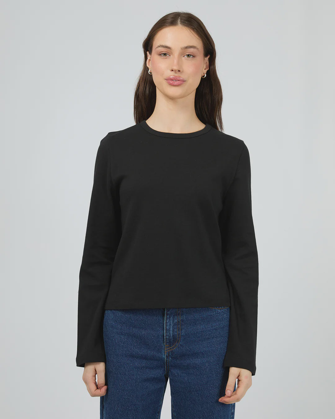 Silent Theory Regular Long Sleeve Tee - Black