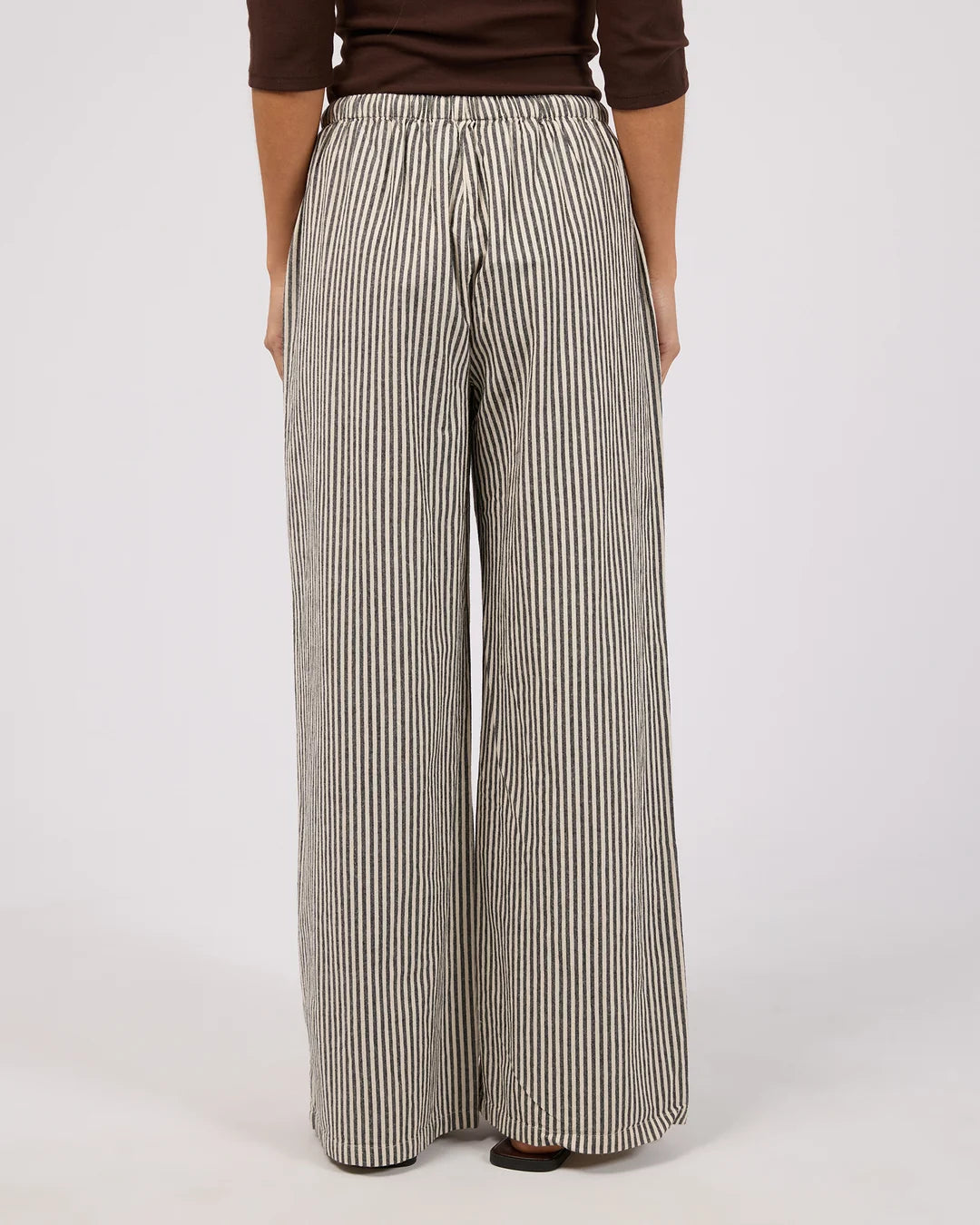 Silent Theory Sunday Tie Waist Pant - Black