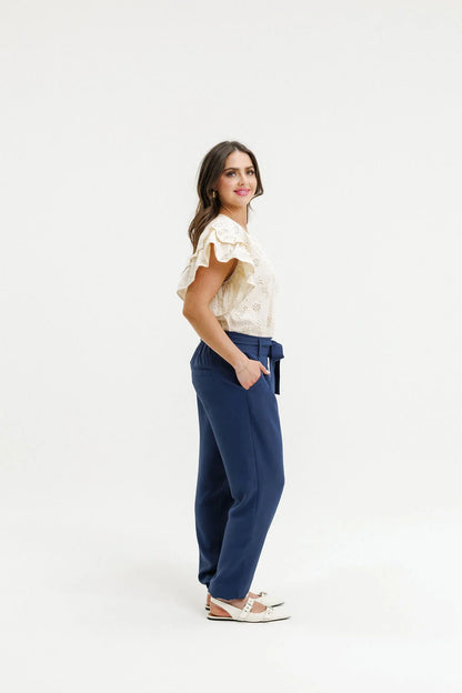 Homelee Evelyn Blouse - Coastal Daisies