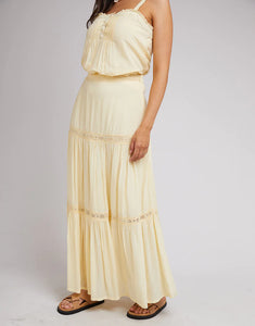 All About Eve Denver Maxi Skirt Yellow
