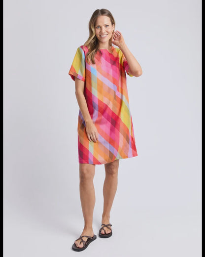 Elm Rena Dress - Striped Print