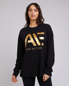 All About Eve Base Long Sleeve Tee Black