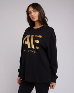 All About Eve Base Long Sleeve Tee Black