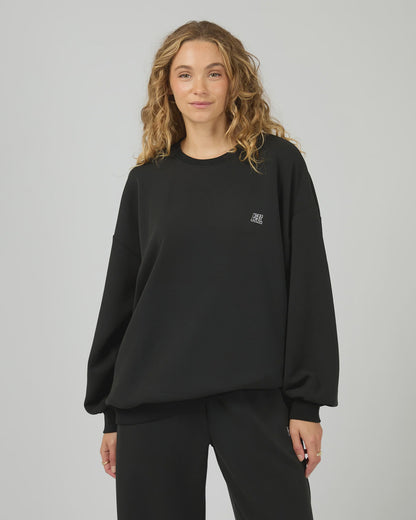 All About Eve Luxe Active Box Crew - Black