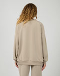 All About Eve Luxe Active Box Crew  - Stone