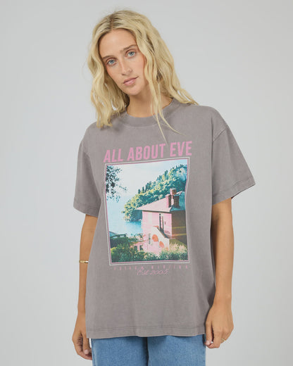 All About Eve Provence Relaxed Tee - Charcoal