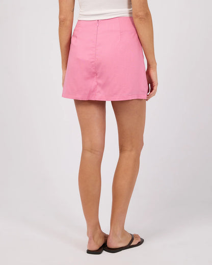 All About Eve Fern Linen Skort - Orchid