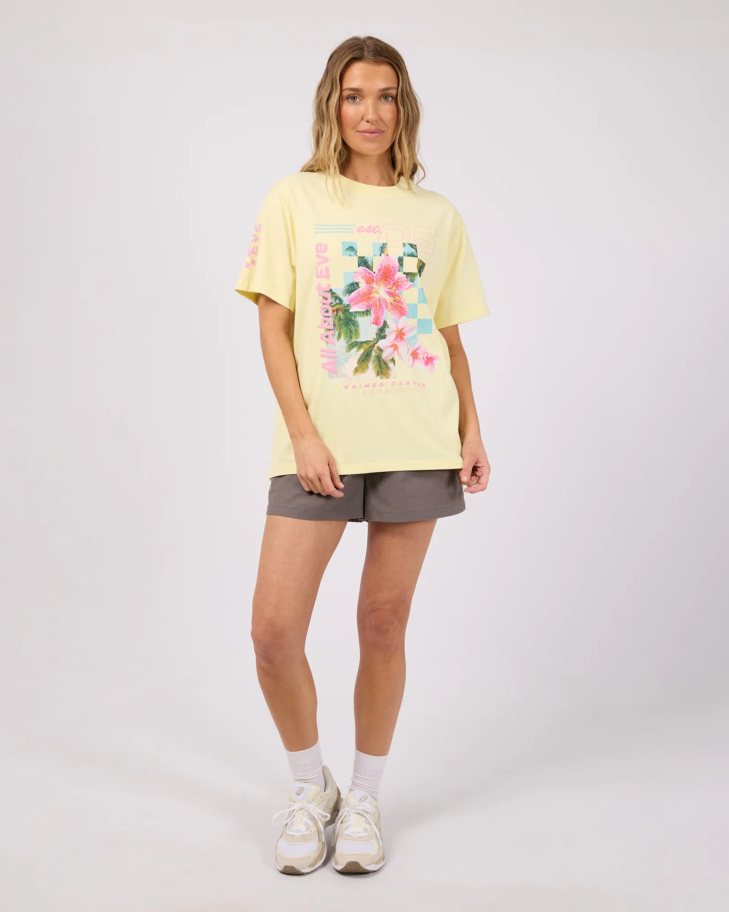 All About Eve Canyon Relaxed Tee - Lemon