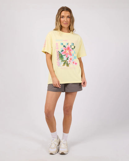 All About Eve Canyon Relaxed Tee - Lemon