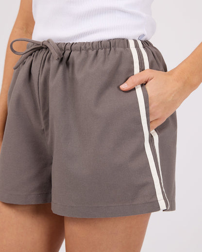 All About Eve Premier Panel Short - Charcoal