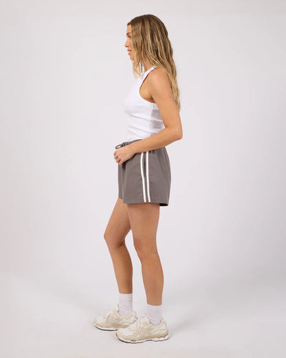 All About Eve Premier Panel Short - Charcoal
