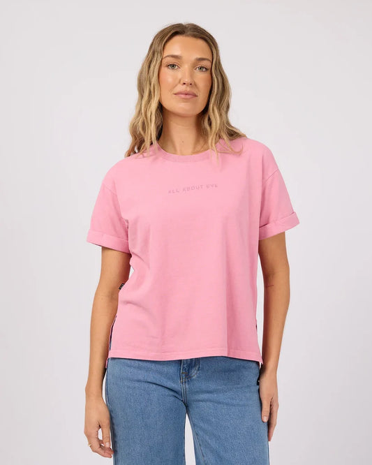 All About Eve AAE Washed Tee -  Orchid