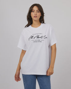 All About Eve Classic Tee - White