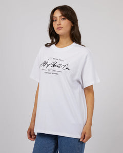 All About Eve Classic Tee - White