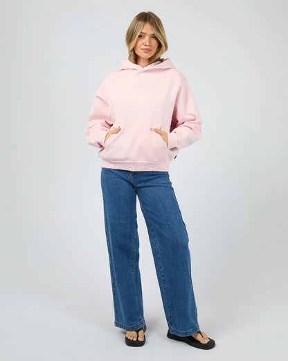 All About Eve Washed Box Hoodie - Light Pink