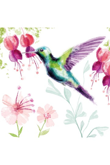 Image Gallery Napkins Hummingbird