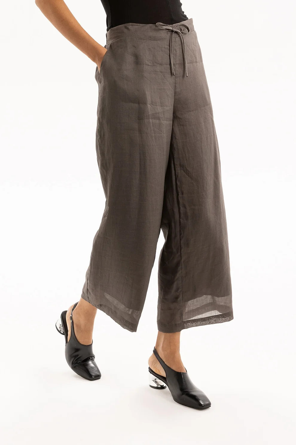 Two by Two Milly Pants - Charcoal