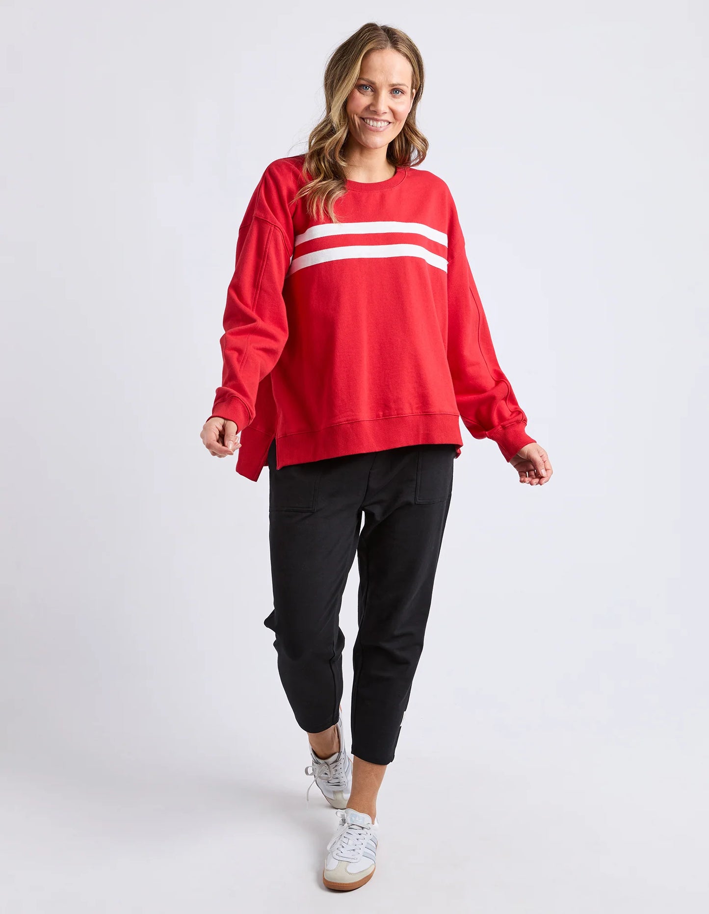 Elm Amelie Crew - Cranberry