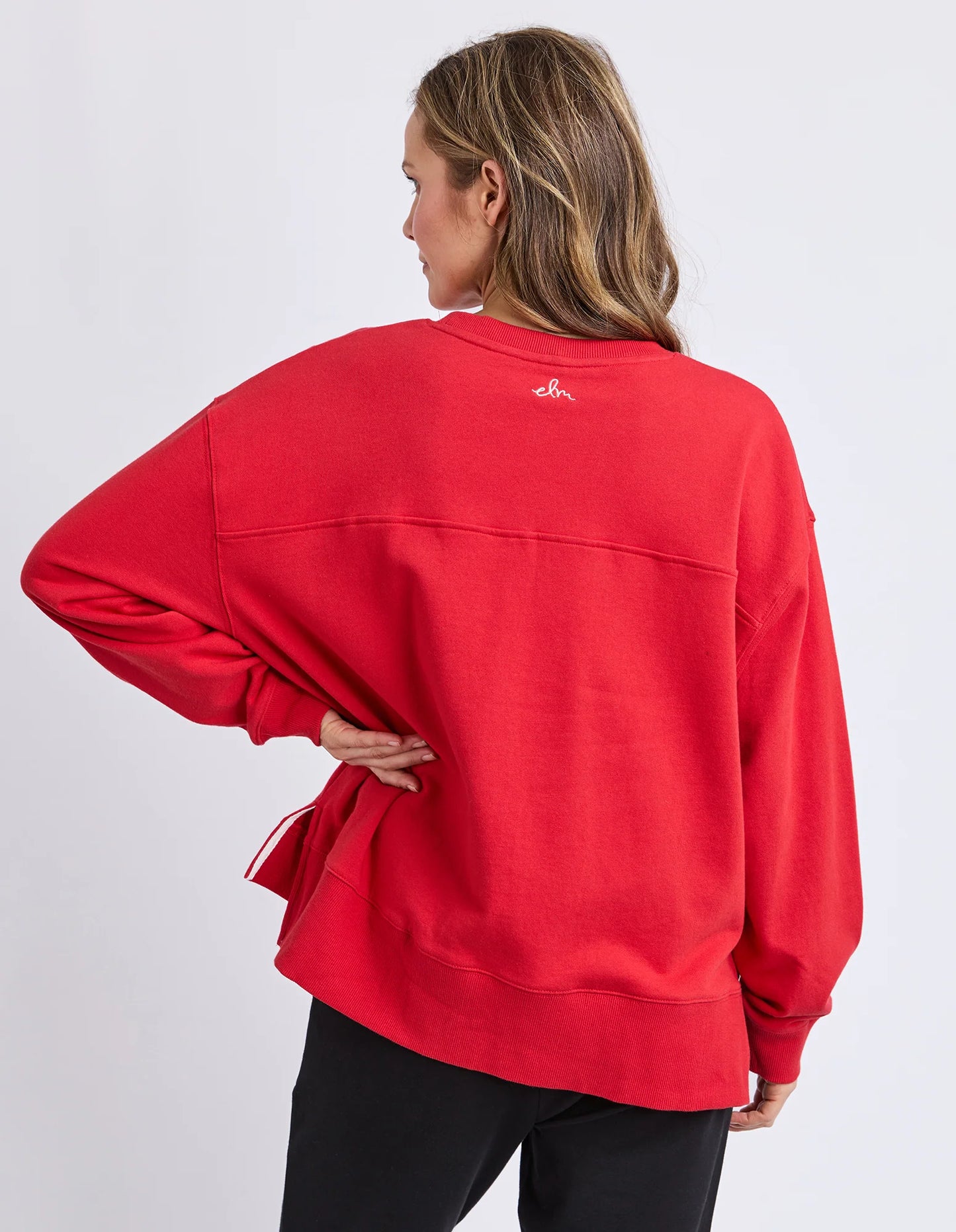 Elm Amelie Crew - Cranberry