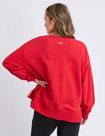 Elm Amelie Crew - Cranberry